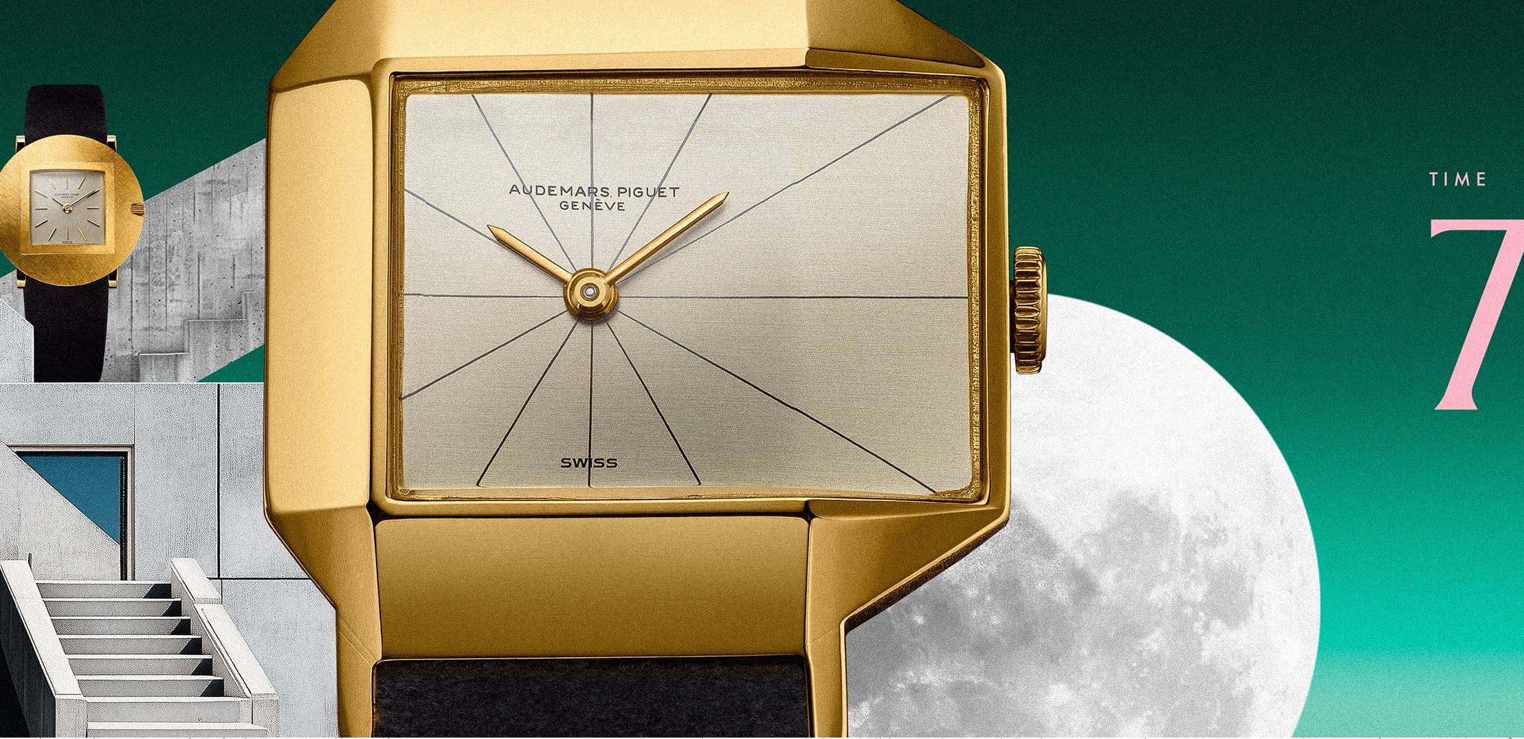 Graphic compositions designed for Audemars Piguet Graphic Show live visual event