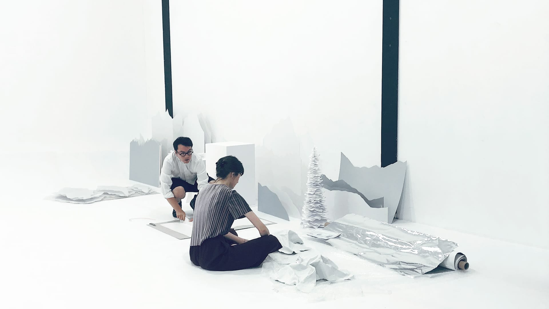 Bally Art of Gifting product scene built from layered paper