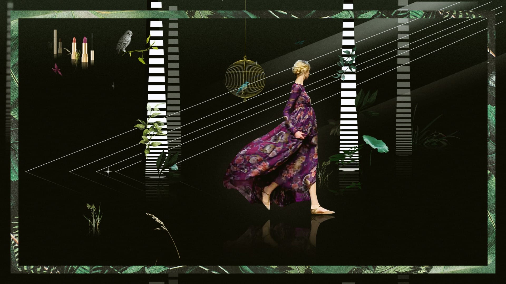 Visual detail from the brand film reflecting Dolce & Gabbana’s dramatic elegance