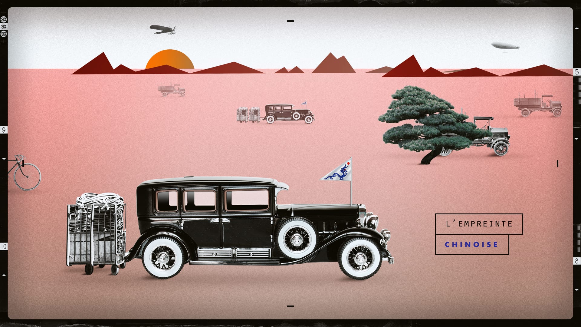 Visual narrative connecting Hutchinson’s past and present through animated archives