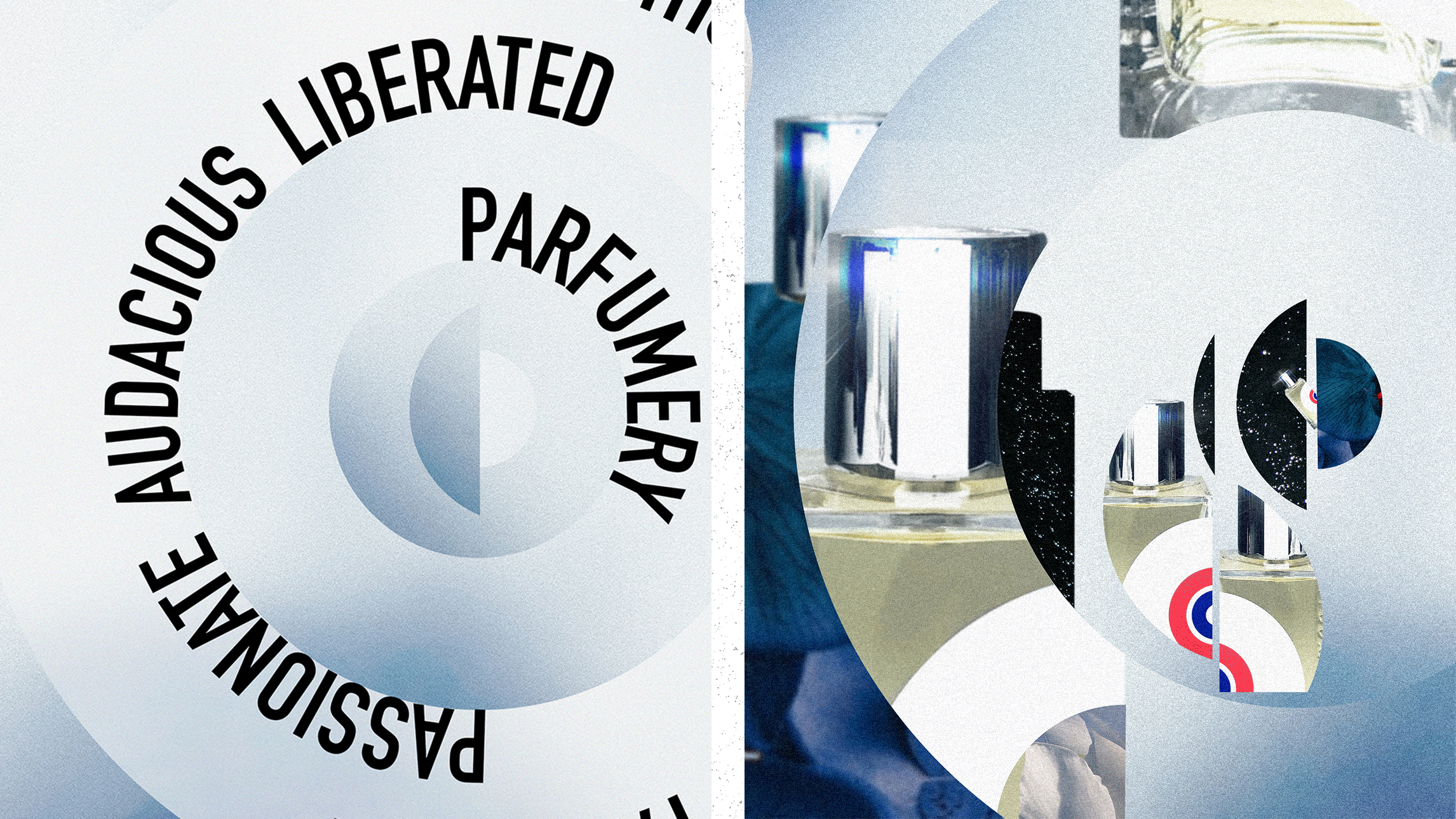 Typography and graphic identity elements for the Etat Libre d'Orange creative project