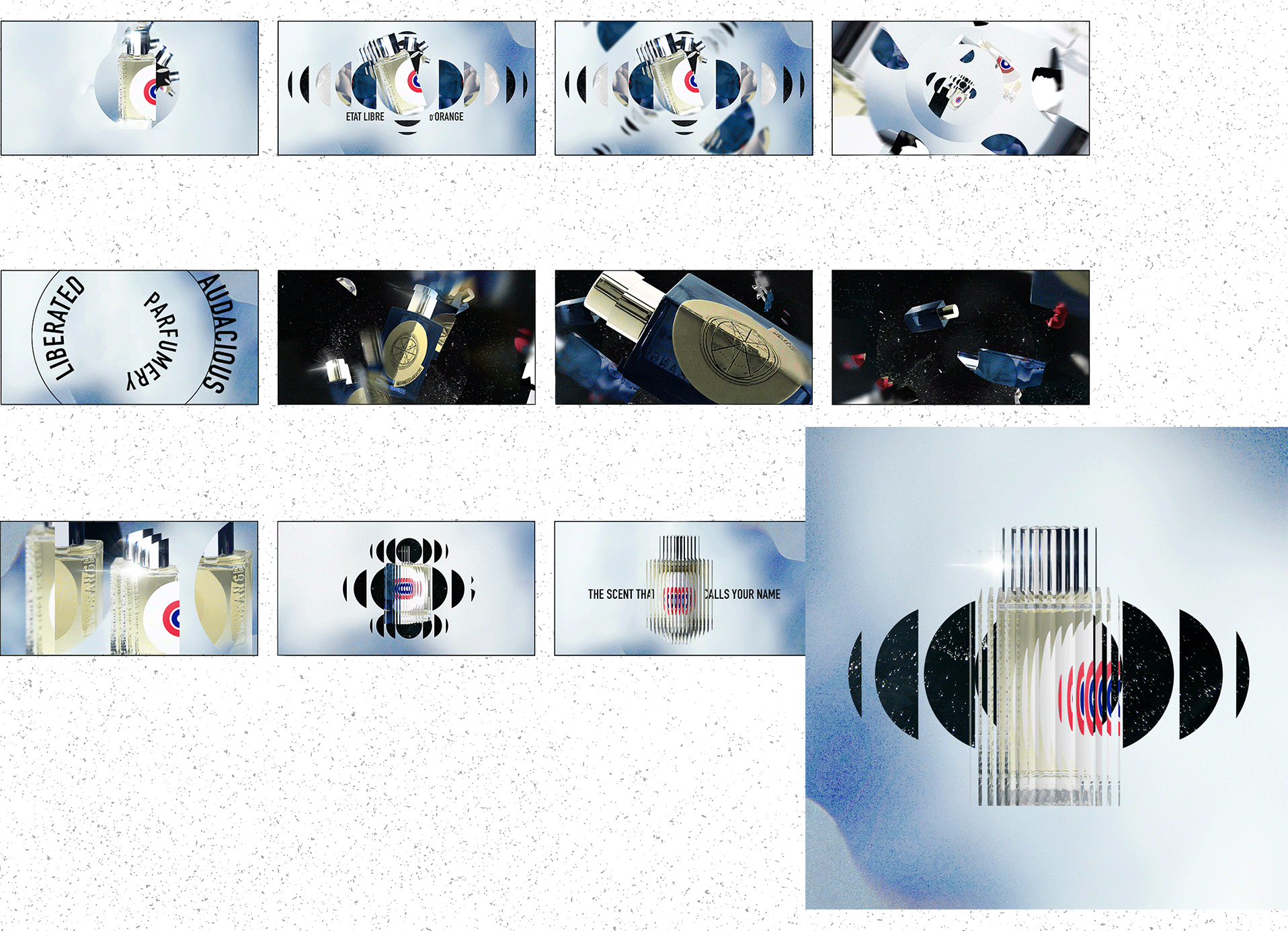 Animated sequence and cinematic motion design for the Etat Libre d'Orange universe