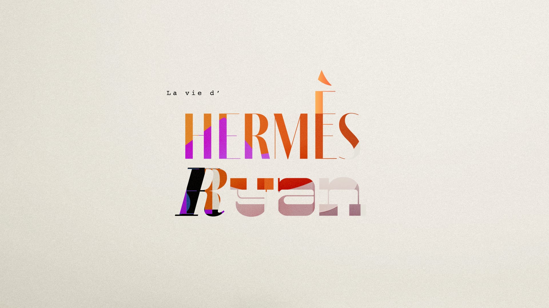 textured stop-motion frame highlighting Ryan and show-jumping icons