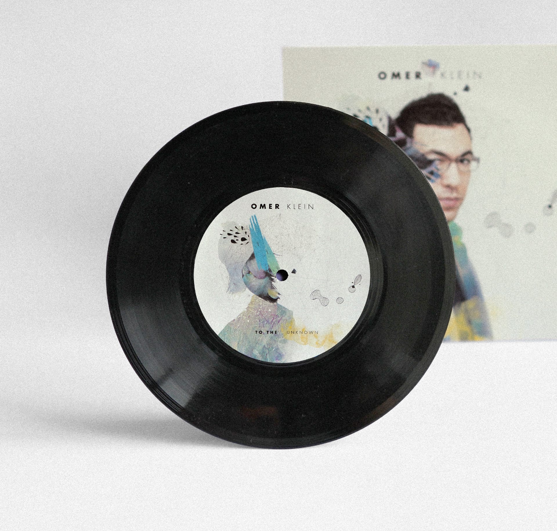 Illustrated textures and motifs echoing the improvisational language of Omer Klein's music