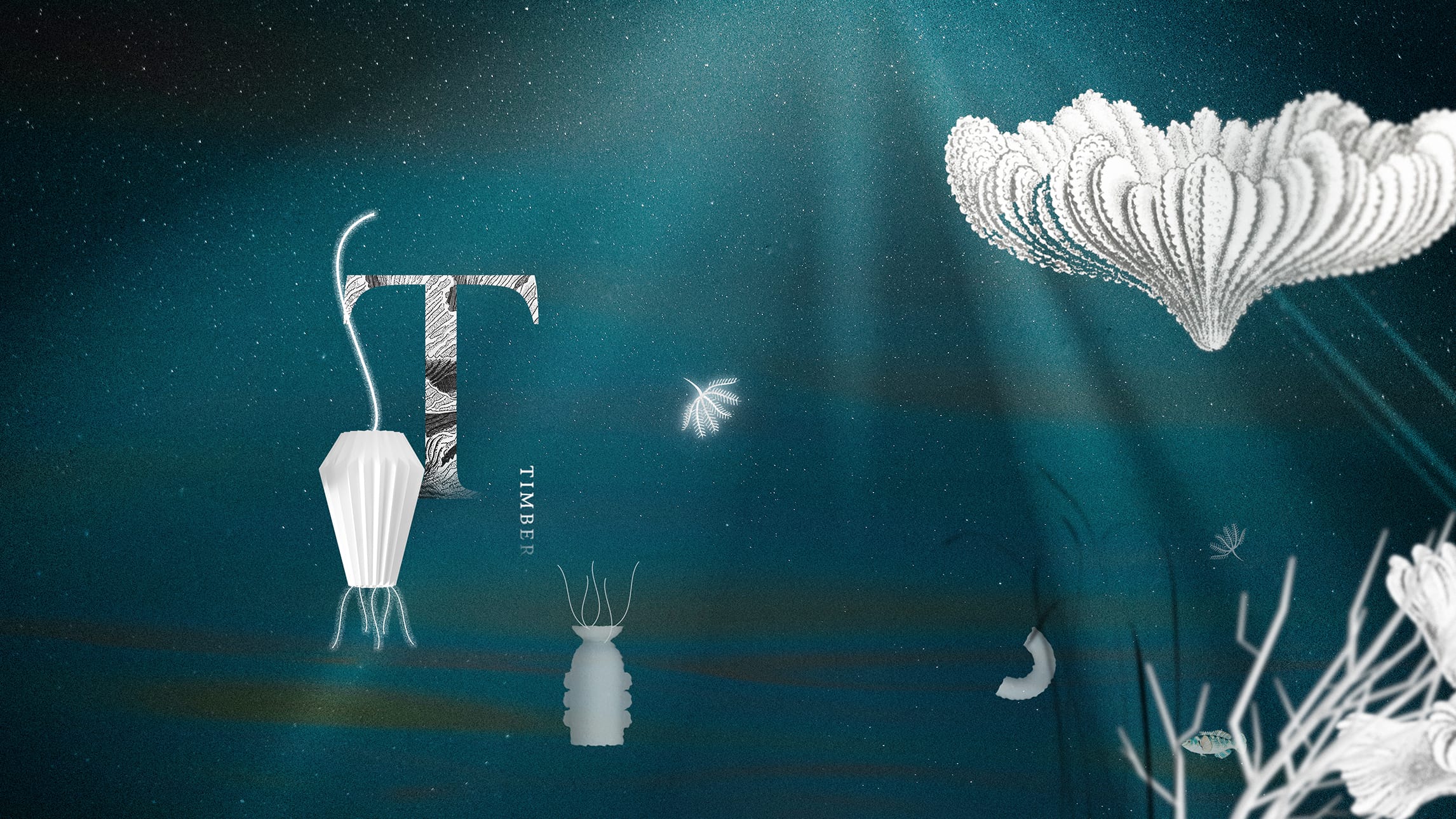 Stylised silhouettes designed from the dedicated shooting with costumed figures